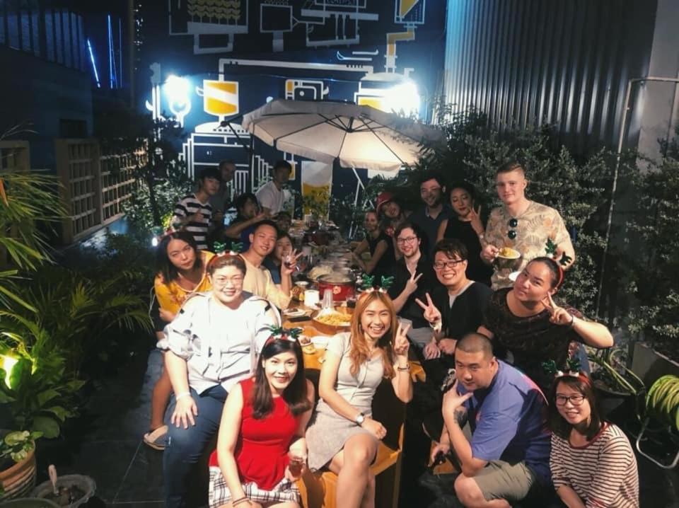 Kinnon Deluxe Hostel Coworking Cafe Bangkok Exteriér fotografie